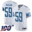 Nike Detroit Lions #59 Reggie Ragland White Mens Stitched NFL 100th Season Vapor Untouchable Limited Jersey