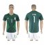 Mexico #1 G.Ochoa Green Home Soccer Country Jersey