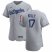 Los Angeles Dodgers #17 Joe Kelly Mens Nike Gray Road 2020 Authentic Team MLB Jersey