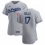 Los Angeles Dodgers #17 Joe Kelly Mens Nike Gray Road 2020 Authentic Team MLB Jersey