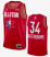 Mens Milwaukee Bucks #34 Giannis Antetokounmpo Red Jordan Brand 2020 All-Star Game Swingman Stitched NBA Jersey