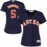 Houston Astros #5 Jeff Bagwell Navy Blue Alternate 2019 World Series Bound Womens Stitched MLB Jersey