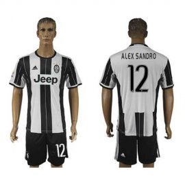 Juventus #12 Alex Sandro Home Soccer Club Jersey