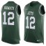 Nike New York Jets #12 Joe Namath Green Team Color Mens Stitched NFL Limited Tank Top Jersey