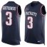 Nike New England Patriots #3 Stephen Gostkowski Navy Blue Team Color Mens Stitched NFL Limited Tank Top Jersey