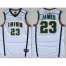 Irish High School 23 Lebron James White Baskteball Jerseys Cheap