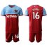 West Ham United #16 Noble Home Soccer Club Jersey