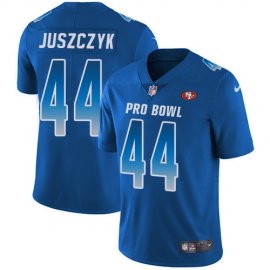 Nike San Francisco 49ers #44 Kyle Juszczyk Royal Youth Stitched NFL Limited NFC 2019 Pro Bowl Jersey
