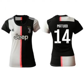 Womens Juventus #14 Matuidi Home Soccer Club Jersey