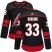 Adidas Carolina Hurricanes #33 Scott Darling Black Alternate Authentic Womens Stitched NHL Jersey