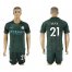 Manchester City #21 Silva Sec Away Soccer Club Jersey