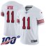 Nike San Francisco 49ers #11 Brandon Aiyuk White Mens Stitched NFL Limited Rush 100th Season Jersey