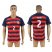 USA #2 Yedlin Away Soccer Country Jersey