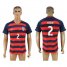 USA #2 Yedlin Away Soccer Country Jersey