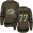 Adidas Columbus Blue Jackets #77 Josh Anderson Green Salute to Service Stitched NHL Jersey