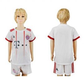 Bayern Munchen Blank SEC Away Kid Soccer Club Jersey