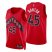 Nike Toronto Raptors #45 Dalano Banton Red Mens 2021-22 NBA 75th Anniversary Diamond Swingman Jersey – Icon Edition Mens