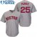 Boston Red Sox #25 Steve Pearce Grey Cool Base Stitched Youth MLB Jersey