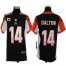 Nike Cincinnati Bengals #14 Andy Dalton Black Team Color With C Patch Youth Stitched NFL Elite Jersey
