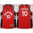 Toronto Raptors #10 DeMar DeRozan Red Gold Stitched NBA Jersey