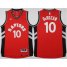 Toronto Raptors #10 DeMar DeRozan Red Gold Stitched NBA Jersey