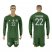 Germany #22 Ter Stegen Army Green Goalkeeper Long Sleeves Soccer Country Jersey