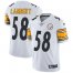 Nike Pittsburgh Steelers #58 Jack Lambert White Youth Stitched NFL Vapor Untouchable Limited Jersey