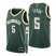 Nike Milwaukee Bucks #5 Jeff Teague Green Mens 2021-22 NBA 75th Anniversary Diamond Swingman Jersey – Icon Edition Mens