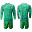Belgium Blank Green Long Sleeves Goalkeeper Soccer Country Jersey