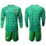 Belgium Blank Green Long Sleeves Goalkeeper Soccer Country Jersey