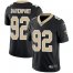 Nike New Orleans Saints #92 Marcus Davenport Black Team Color Mens Stitched NFL Vapor Untouchable Limited Jersey