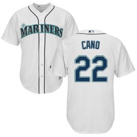 Seattle Mariners #22 Robinson Cano White Cool Base Stitched Youth MLB Jersey