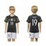 Germany #19 Gotze Away Kid Soccer Country Jersey