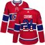 Adidas Montreal Canadiens #21 Nick Cousins Red Home Authentic USA Flag Womens Stitched NHL Jersey