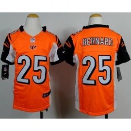 Nike Cincinnati Bengals #25 Giovani Bernard Orange Alternate Youth Stitched NFL Elite Jersey