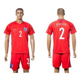 England #2 Walker Away Soccer Country Jersey