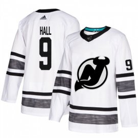 Adidas New Jersey Devils #9 Taylor Hall White Authentic 2019 All-Star Stitched Youth NHL Jersey