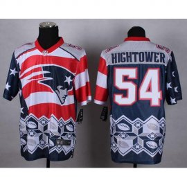 Nike New England Patriots #54 Donta Hightower Navy Blue Mens Stitched NFL Elite Noble Fashion Jersey