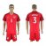 USA #3 Gonzalez Away Soccer Country Jersey