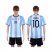 Argentina #10 Roman Home Soccer Country Jersey