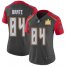 Nike Tampa Bay Buccaneers #84 Cameron Brate Gray Womens Super Bowl LV Champions Patch Stitched NFL Limited Inverted Legend Jersey