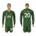 Manchester United #20 S.Romero Green Goalkeeper Long Sleeves Soccer Club Jersey