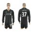 Liverpool #37 Skrtel Away Long Sleeves Soccer Club Jersey