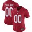 Nike New York Giants Customized Red Alternate Stitched Vapor Untouchable Limited Womens NFL Jersey