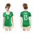 Womens Mexico #13 G.Ochoa Home Soccer Country Jersey