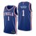 Nike Philadelphia 76ers #1 James Harden Royal Mens 2021-22 NBA 75th Anniversary Diamond Swingman Jersey – Icon Edition Mens