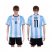 Argentina #11 Tevez Home Soccer Country Jersey