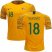 Australia #18 Vukovic Home Soccer Country Jersey