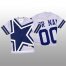 NFL Dallas Cowboys Custom White Mens Mitchell & Nell Big Face Fashion Limited NFL Jersey