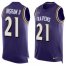 Nike Baltimore Ravens #21 Mark Ingram II Purple Team Color Mens Stitched NFL Limited Tank Top Jersey